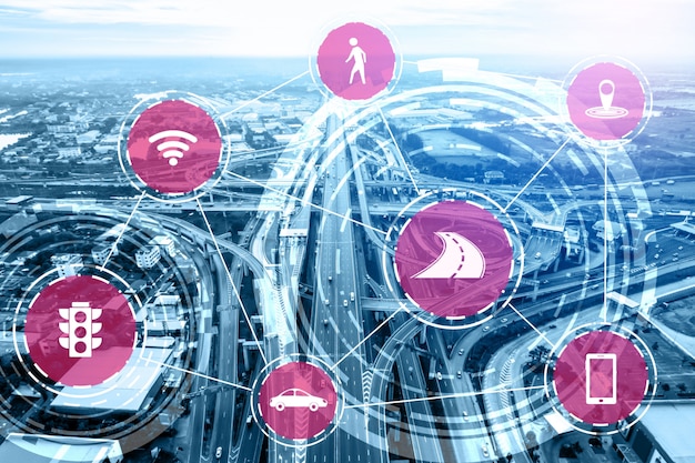 A detailed digital supply chain visualization showing interconnected nodes and robotic systems streamlining logistics, with a highlighted map of the US indicating resilient domestic production hubs, symbolizing reshoring efforts.