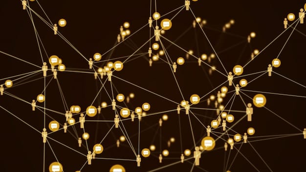 A stylized representation of interconnected brains and digital circuits, subtly hinting at ethical dilemmas like privacy and control, with a backdrop of a blurred, diverse group of people.