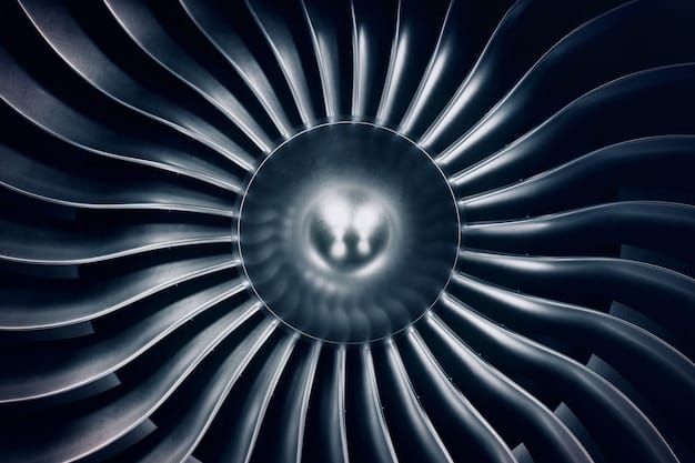 A close-up shot of a high-quality, low-noise case fan with fluid dynamic bearings and rubber dampeners. The fan blades should be clearly visible, showcasing the optimized design for airflow and noise reduction.