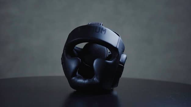 A close-up shot of a high-end gaming headset, highlighting the details of the earcups, headband, and microphone. The image emphasizes the comfort and build quality of the headset.