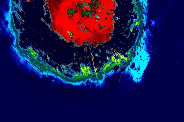 A thermal image of an NVIDIA GPU, showing areas of high temperature in red and orange, particularly around the heatsink and VRMs. The image highlights potential hotspots and areas that may require better cooling solutions. The image is taken from a top-down perspective.