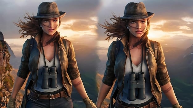 A side-by-side comparison of a game scene rendered with and without ray tracing. The image with ray tracing should show more realistic lighting and reflections.